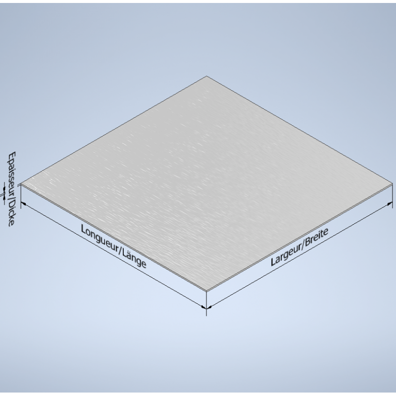 Tôles inoxydable Finish 2B Tôles inoxydable Finish 2B